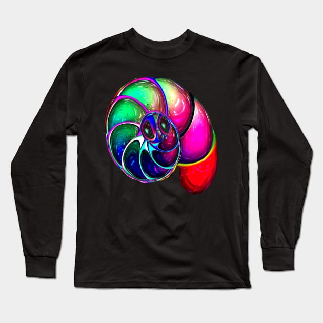 Worm Psychedelica. Long Sleeve T-Shirt by AlienVisitor